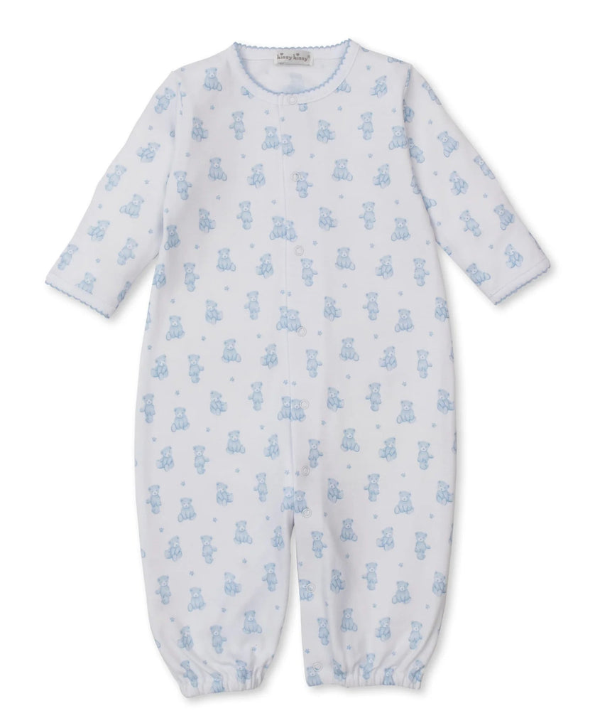 Kissy Kissy Converter Gown Teddy Bear Time Light Blue - Fun & Fancy Children's Boutique