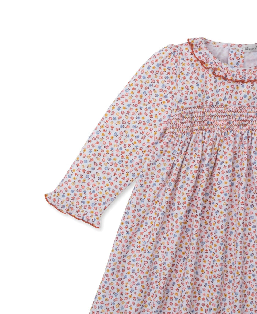 Kissy Kissy Dress Patchwork Pumpkin Floral - Fun & Fancy Children's Boutique