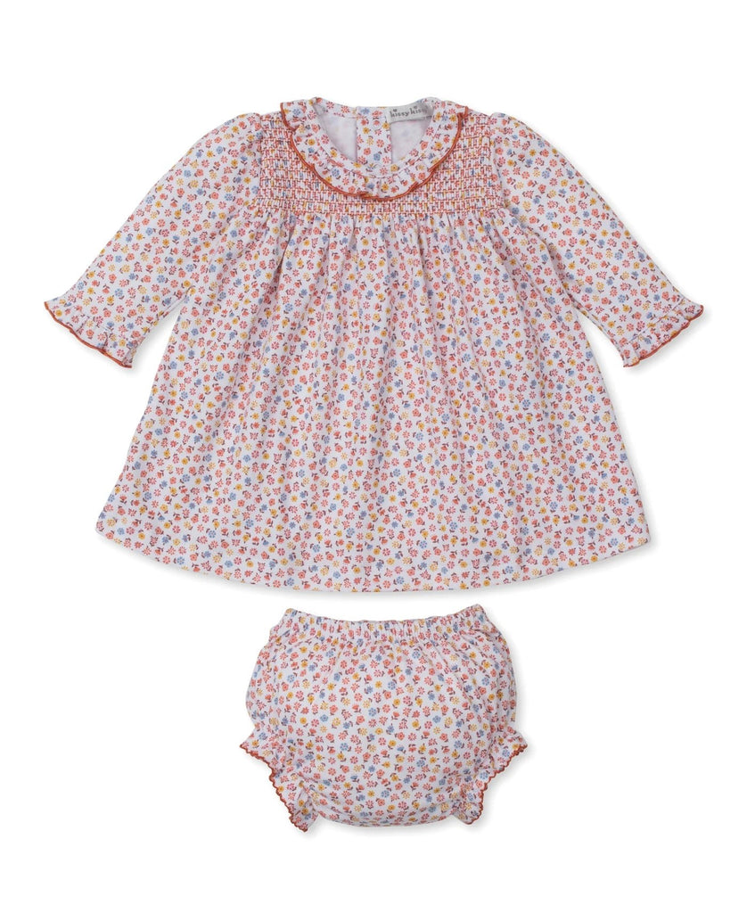 Kissy Kissy Dress Set Patchwork Pumpkin Floral - Fun & Fancy Children's Boutique