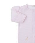 Kissy Kissy Footie with Hand Embroidery Jungle Mates Pink - Fun & Fancy Children's Boutique