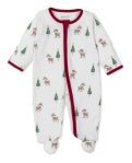 Kissy Kissy Footie with Zip Christmas Deer Cheer - Fun & Fancy Children's Boutique