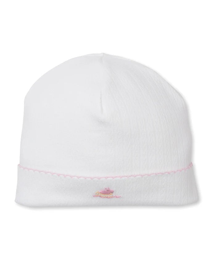 Kissy Kissy Hat with Hand Embroidery Premier Noah's Ark Pink - Fun & Fancy Children's Boutique