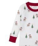 Kissy Kissy Pajama Set Christmas Deer Cheer - Fun & Fancy Children's Boutique