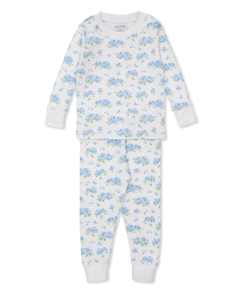 Kissy Kissy Pajama Set Heavenly Hydrangeas Light Blue - Fun & Fancy Children's Boutique