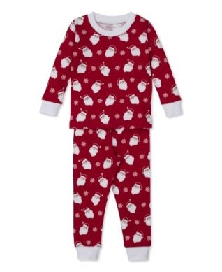 Kissy Kissy Pajama Set Smiling Santas - Fun & Fancy Children's Boutique