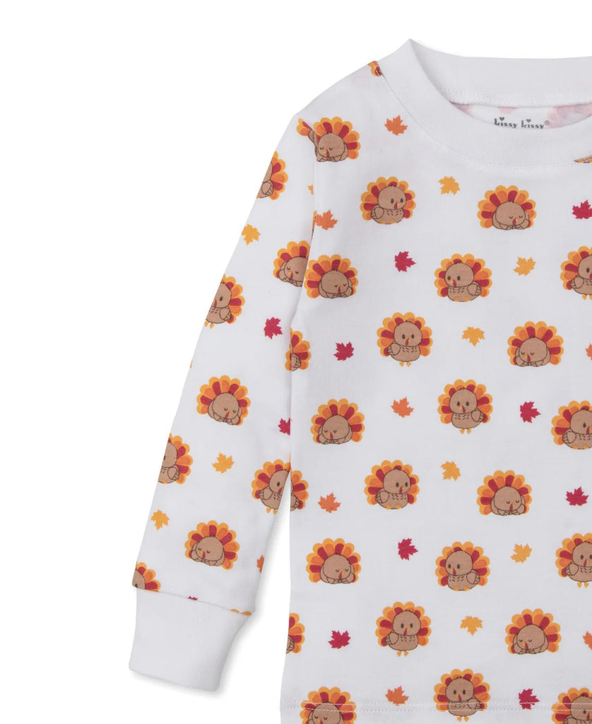 Kissy Kissy Pajama Set Turkey Team - Fun & Fancy Children's Boutique