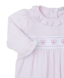 Kissy Kissy Playsuit Classic Treasures Pink - Fun & Fancy Children's Boutique