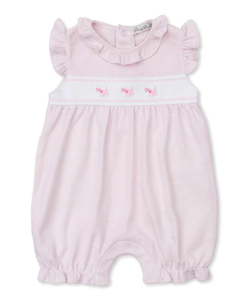 Kissy Kissy Short Playsuit Classic Treasures 25 Pink - Fun & Fancy Children's Boutique