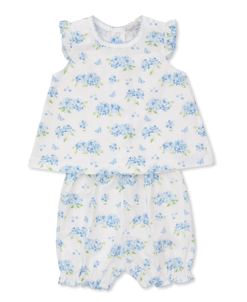 Kissy Kissy Woven Sunsuit Set Heavenly Hydrangeas - Fun & Fancy Children's Boutique