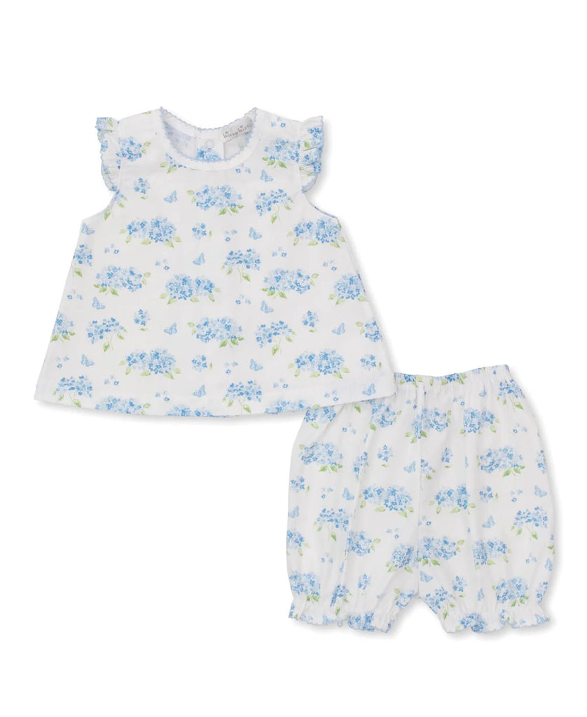 Kissy Kissy Woven Sunsuit Set Heavenly Hydrangeas - Fun & Fancy Children's Boutique