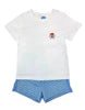 Krewe Kids Navy Tiger Embroidered Short Set - Fun & Fancy Children's Boutique