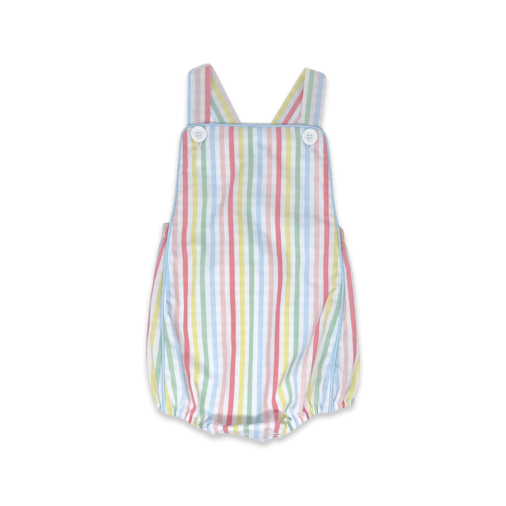 Lullaby Set Evan Sunsuit Rainbow Stripe - Fun & Fancy Children's Boutique