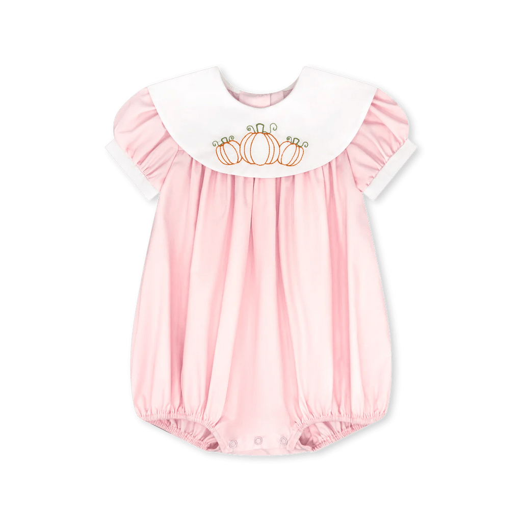 Lullaby Set Louise Bubble Classic Pink Broadcloth Pumpkins - Fun & Fancy Children's Boutique