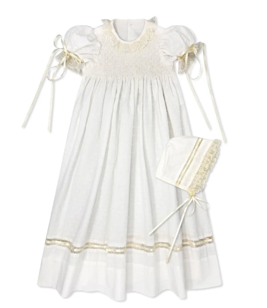 Lullaby Set Margaret Daygown Blessings White, Ecru - Fun & Fancy Children's Boutique