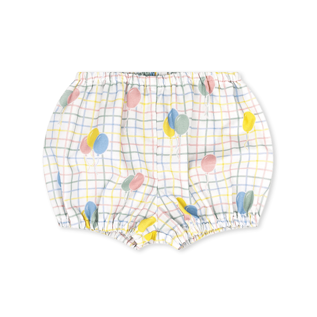 Lullaby Set Munro Bloomer Party Time Balloon Plaid - Fun & Fancy Children's Boutique