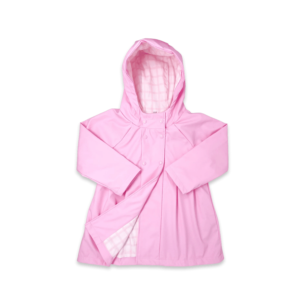 Lullaby Set Rainy Day Raincoat Wilmington Pink Windowpane - Fun & Fancy Children's Boutique