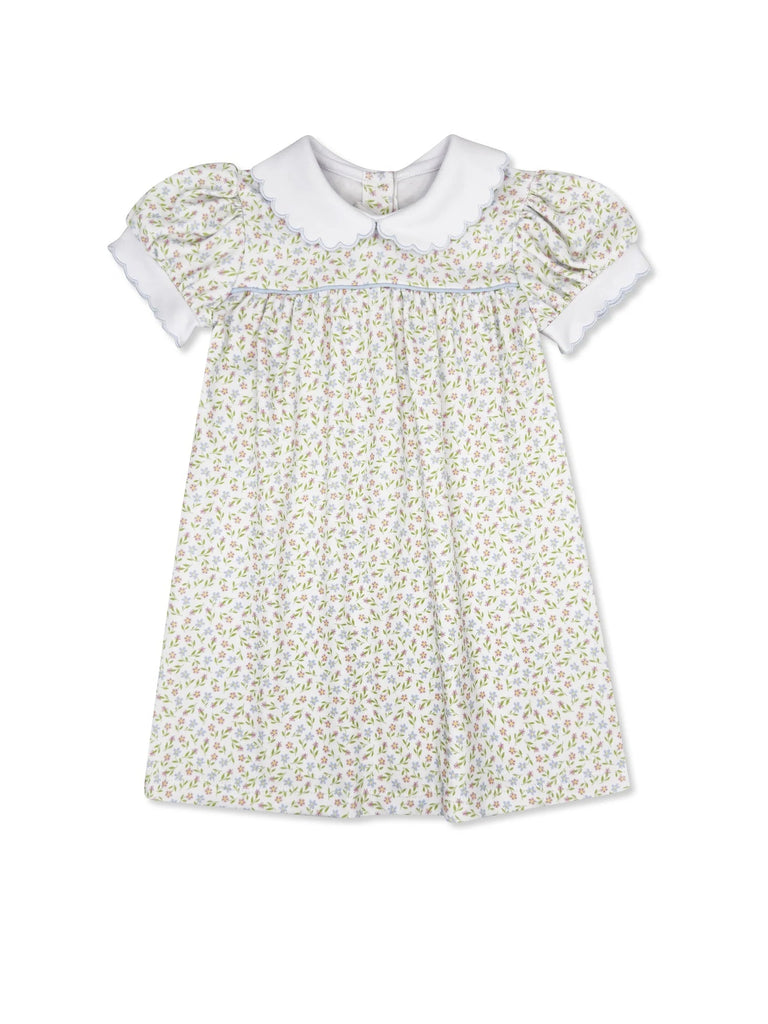 Lullaby Set Special Moments Dress Fairhope Floral/Bluffton Blue - Fun & Fancy Children's Boutique