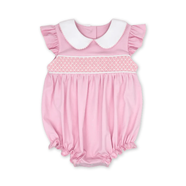Lullaby Set Windsor Bubble Paradise Pink Knit - Fun & Fancy Children's Boutique