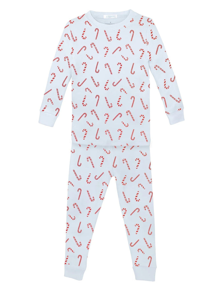 Lyda Baby 2 Piece Set Candy Cane Light Blue - Fun & Fancy Children's Boutique