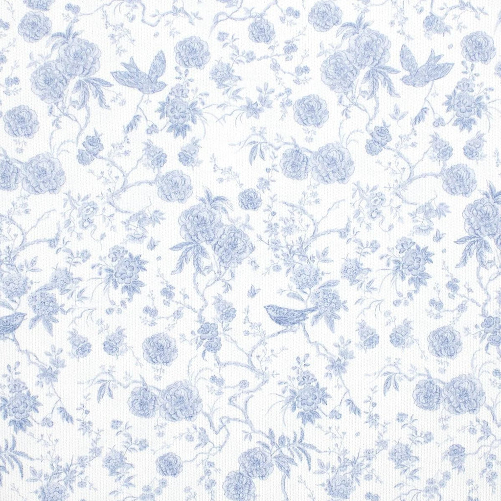 Lyda Baby Footie Autumn Garden Light Blue - Fun & Fancy Children's Boutique