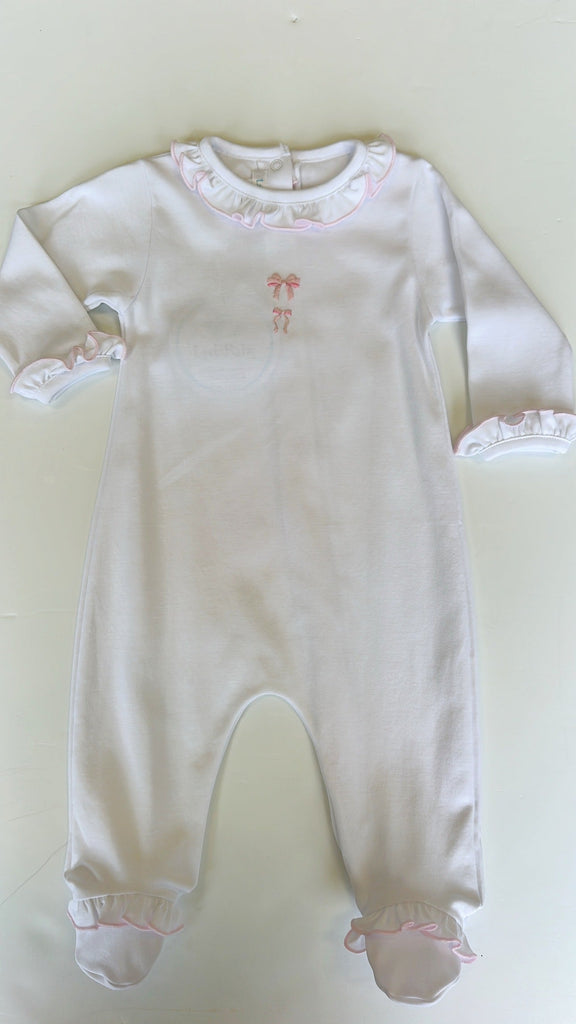 Lyda Baby Footie Lovely Bows - Fun & Fancy Children's Boutique