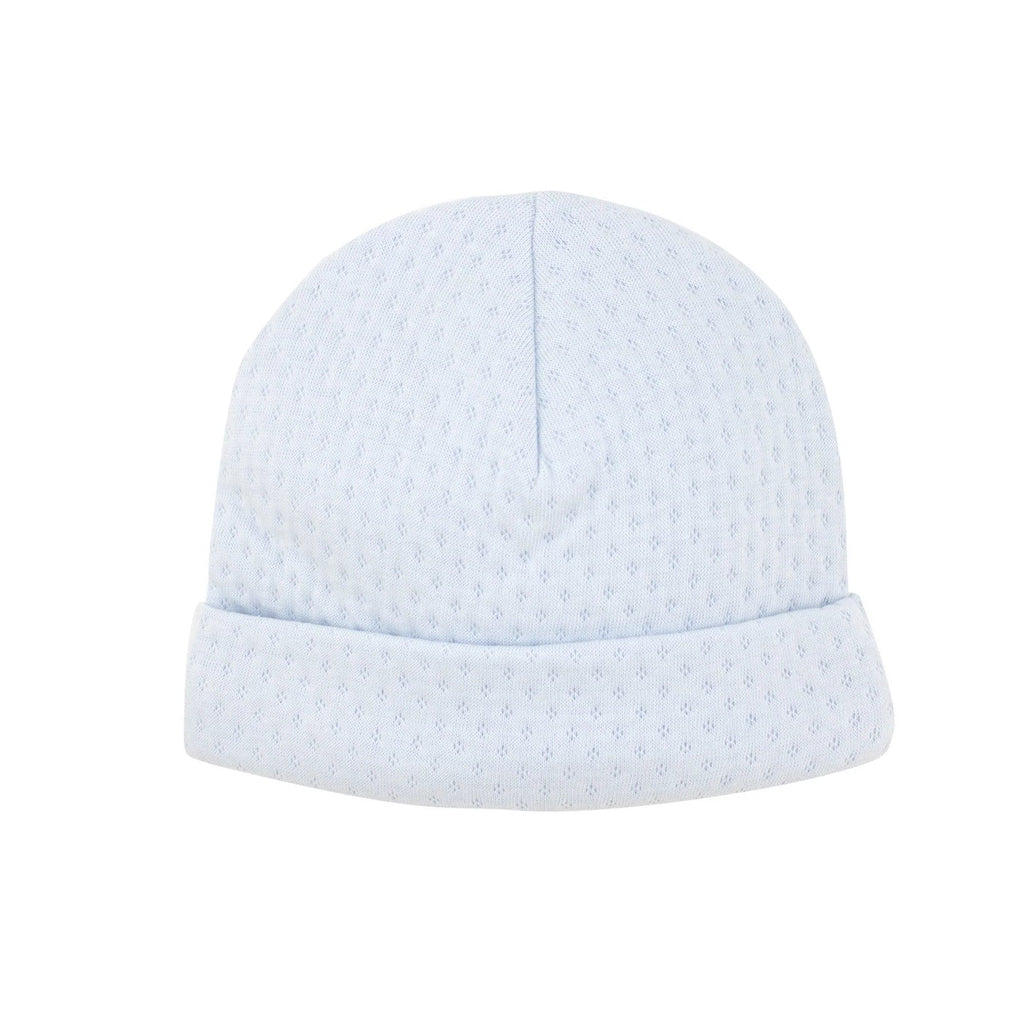 Lyda Baby Quilted Collection Hat Light Blue - Fun & Fancy Children's Boutique