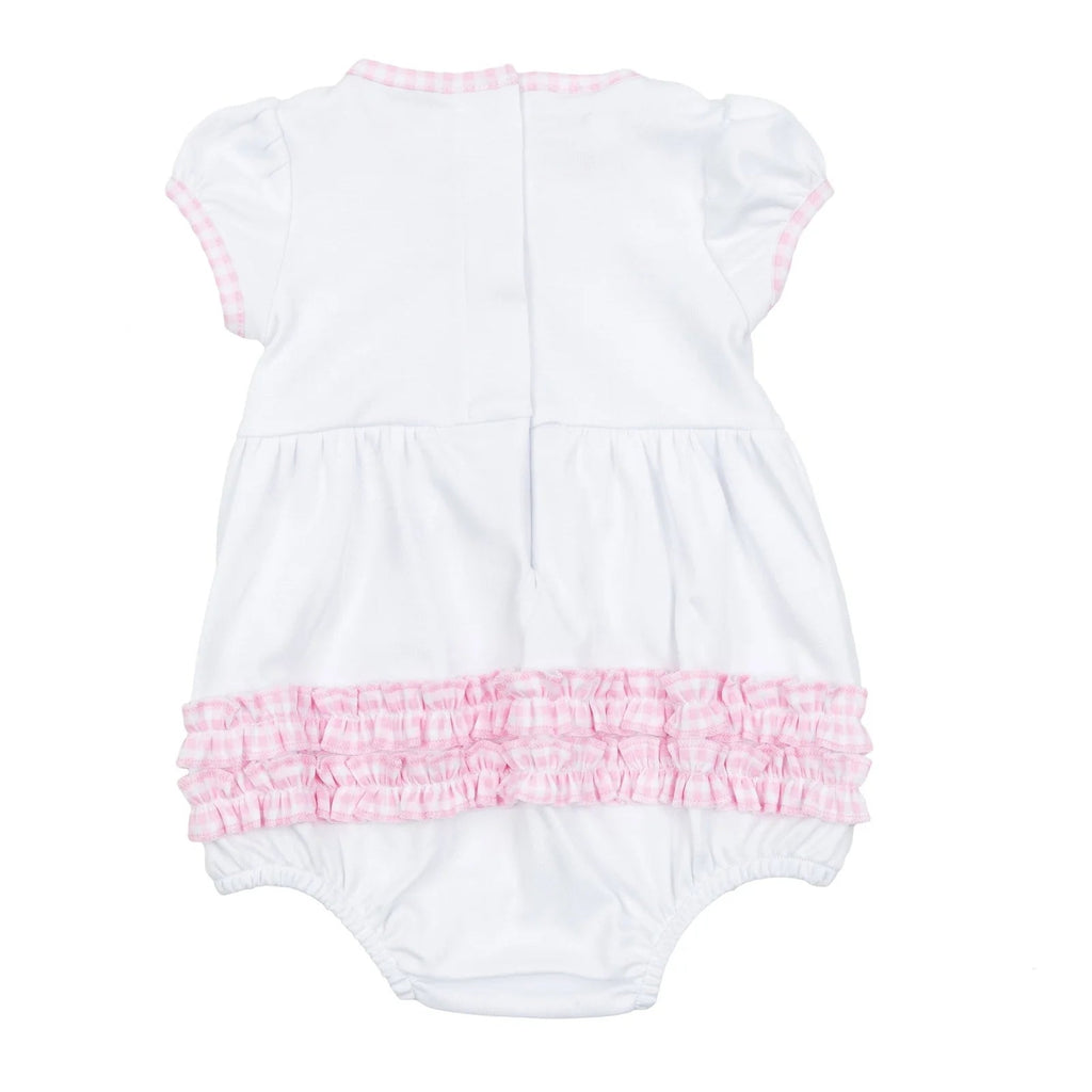 Magnolia Baby Little Waddlers Ruffle Bubble Pink - Fun & Fancy Children's Boutique
