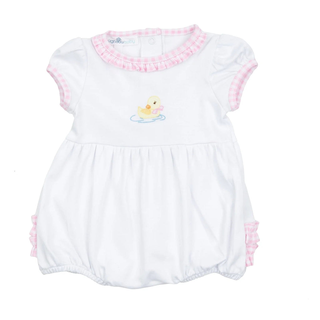 Magnolia Baby Little Waddlers Ruffle Bubble Pink - Fun & Fancy Children's Boutique