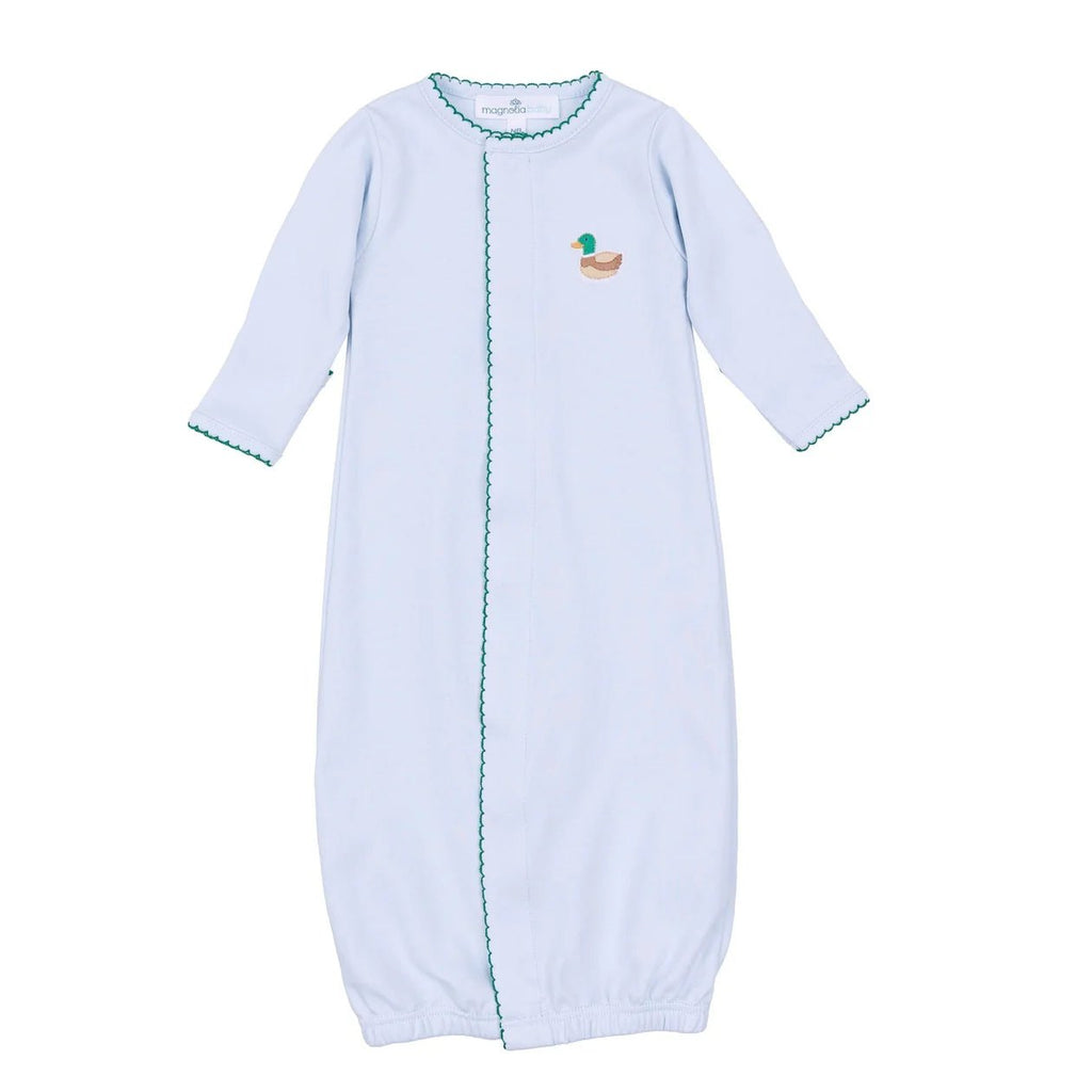 Magnolia Baby Mini Mallard Embroidered Converter Light Blue - Fun & Fancy Children's Boutique