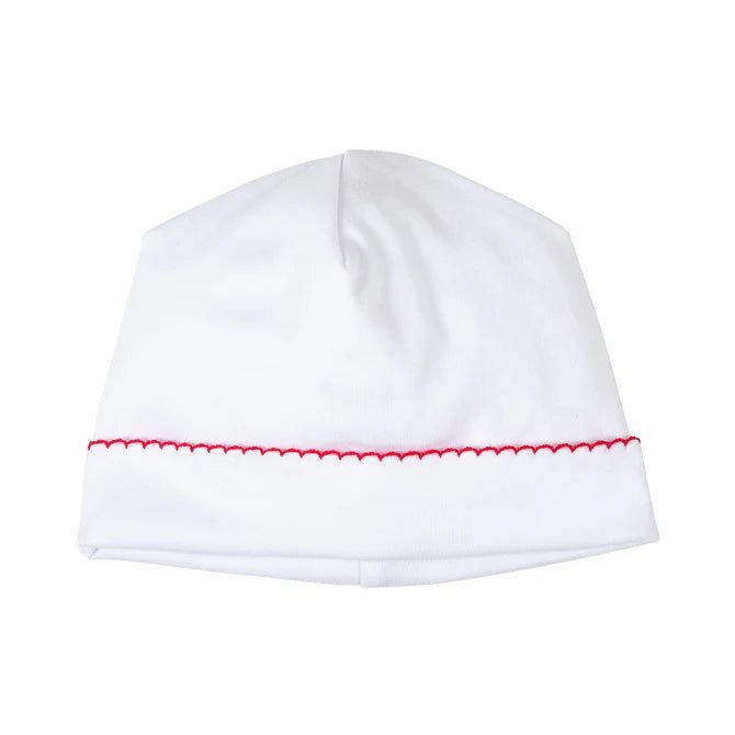 Magnolia Baby White and Red Basics Hat - Fun & Fancy Children's Boutique