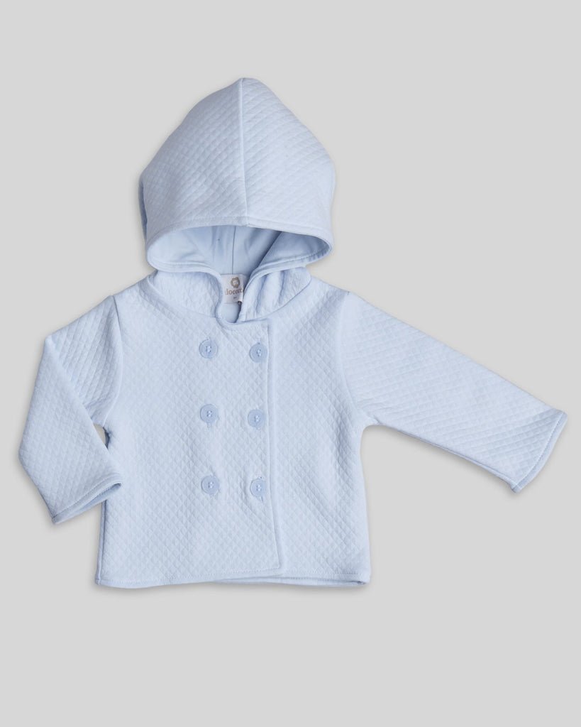 Miocotton Quilted Jacket Blue - Fun & Fancy Children's Boutique