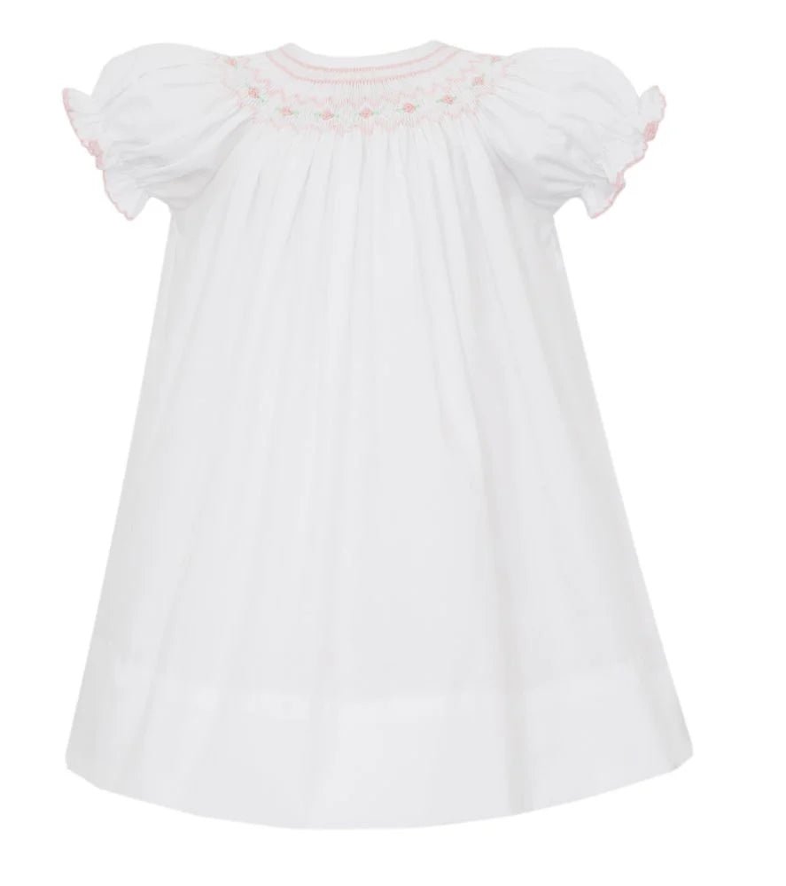 Petit Bebe Bianca White Poplin Bishop - Fun & Fancy Children's Boutique