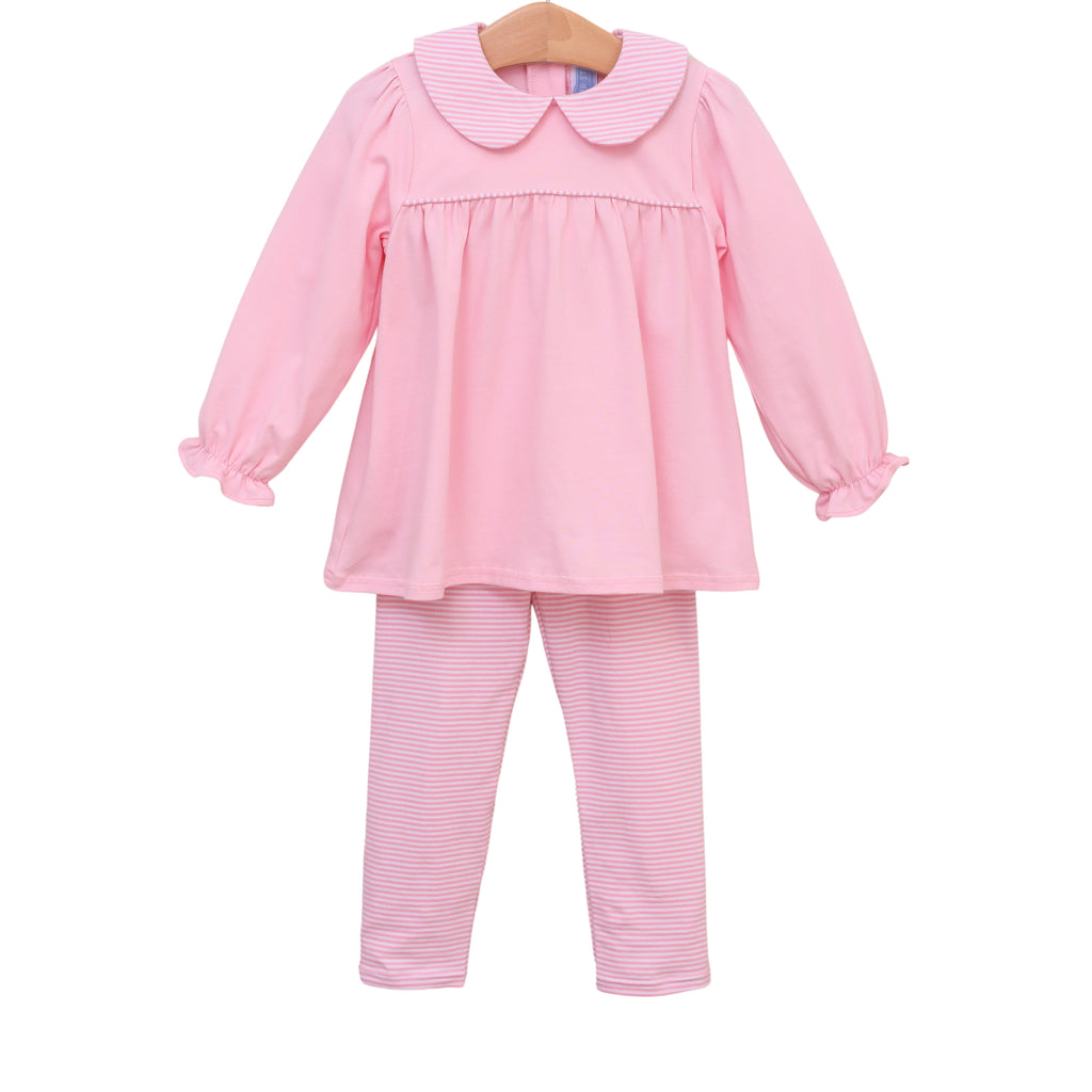 Trotter Street Kids Abigail Pant Set Light Pink - Fun & Fancy Children's Boutique