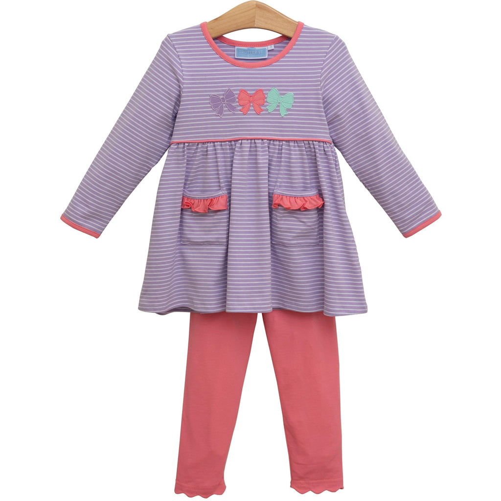 Trotter Street Kids Bows Pant Set - Fun & Fancy Children's Boutique