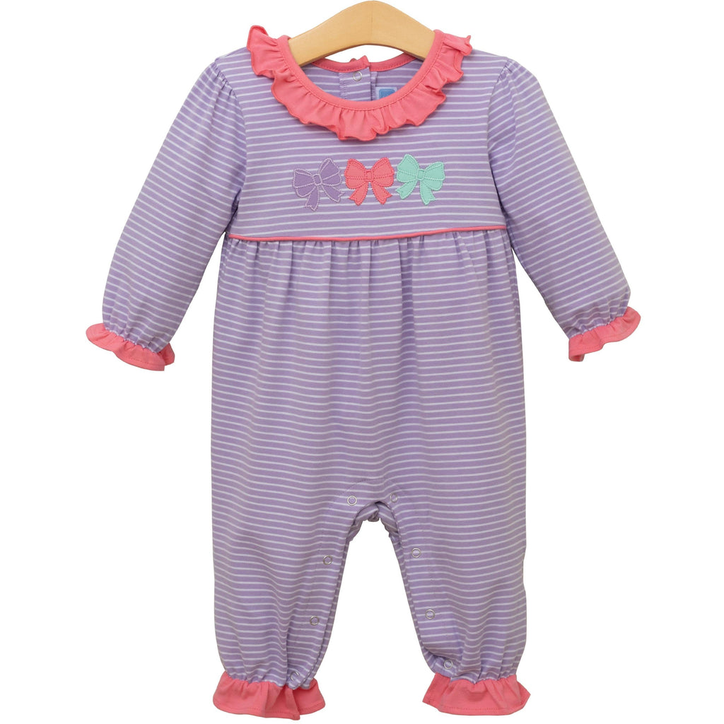 Trotter Street Kids Bows Romper - Fun & Fancy Children's Boutique