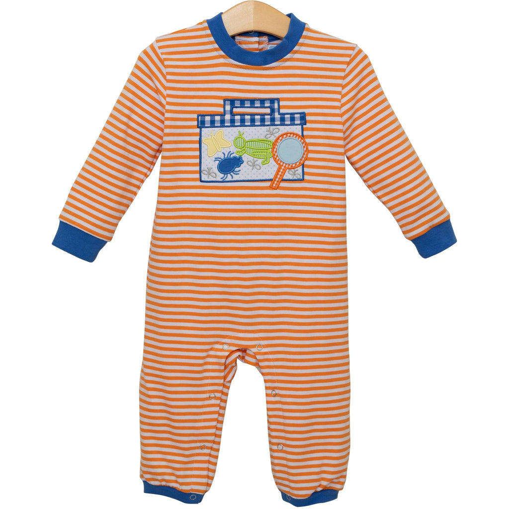 Trotter Street Kids Bug Catcher Romper - Fun & Fancy Children's Boutique