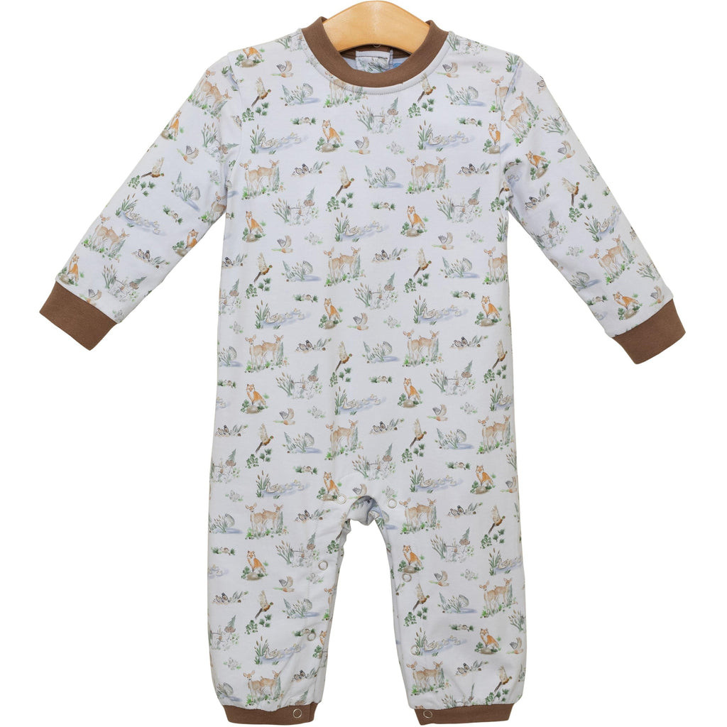 Trotter Street Kids Woodland Friends Romper - Fun & Fancy Children's Boutique