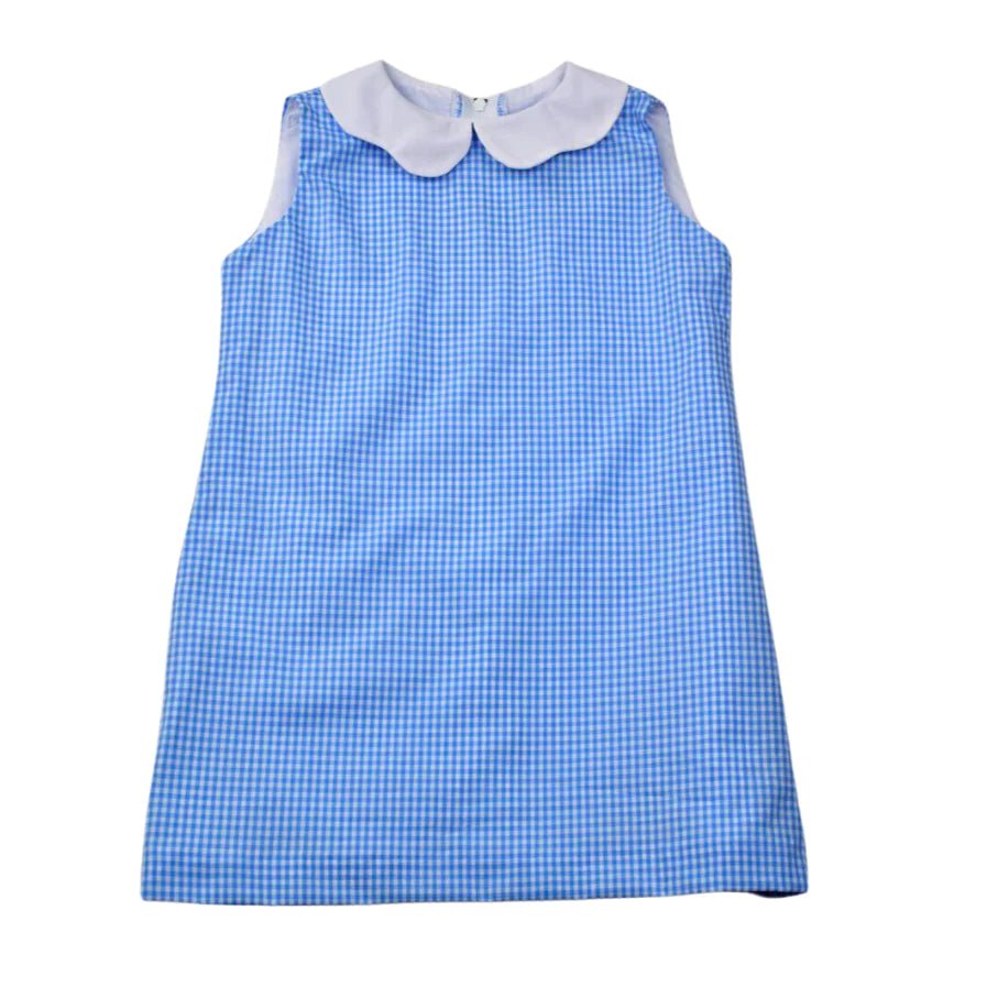 Funtasia Too A-line Dress Blue Check - Fun & Fancy Children's Boutique