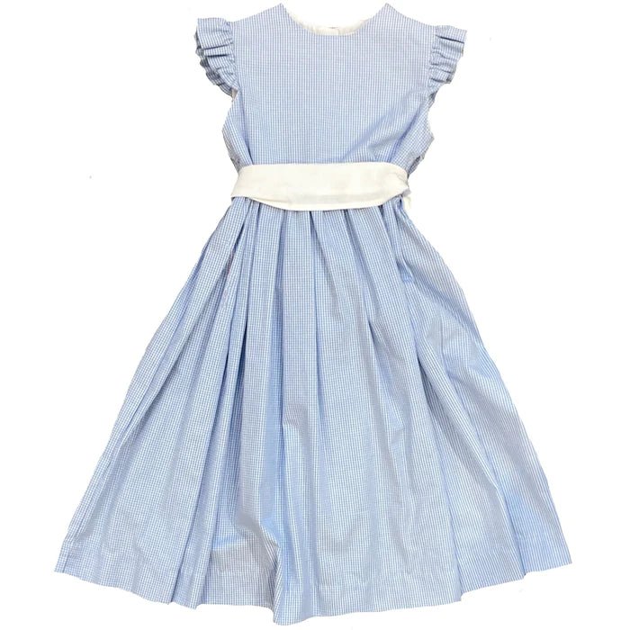 Funtasia Too Waistline Dress Blue Check - Fun & Fancy Children's Boutique