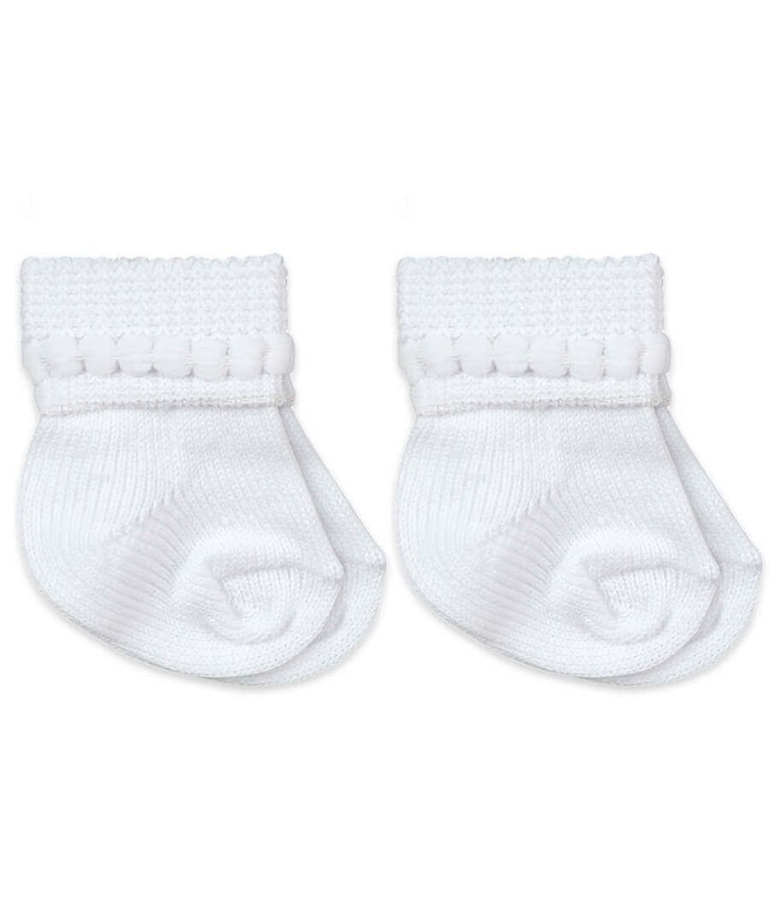 Jefferies Socks Bubble Bootie 2 Pair White - Fun & Fancy Children's Boutique