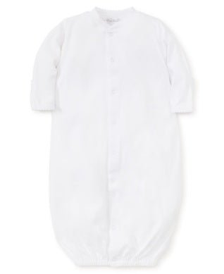 Kissy Kissy Basics Converter Gown White with White - Fun & Fancy Children's Boutique