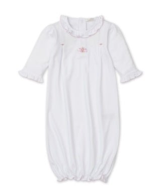 Kissy Kissy CLB Summer Medley Sack White with Pink Embroidery - Fun & Fancy Children's Boutique