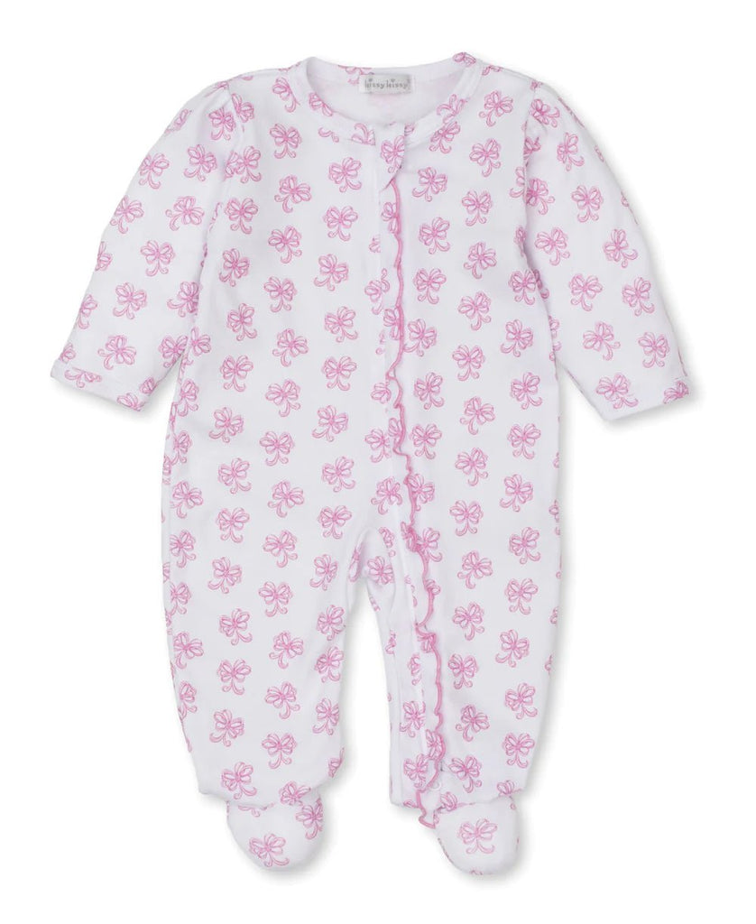 Kissy Kissy Footie with Zip Bows All Around - Fun & Fancy Children's Boutique