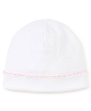 Kissy Kissy Premier Basics Hat White with Pink - Fun & Fancy Children's Boutique