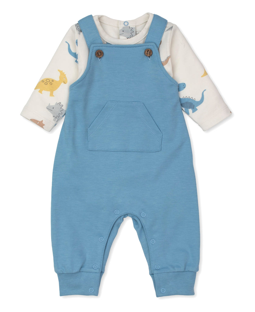 Kissy Love Overall Set Dino Party - Fun & Fancy Children's Boutique