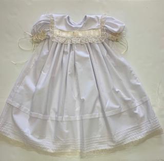 La Jenns White and Ecru Lace Dress - Fun & Fancy Children's Boutique