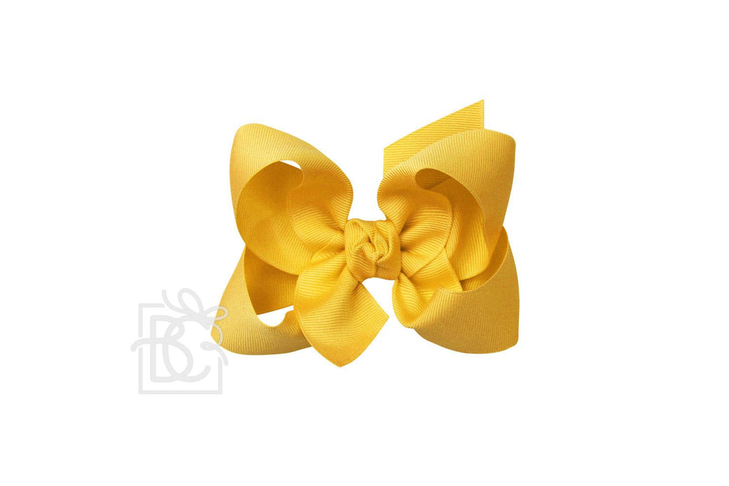 large bow bright yellow - Fun & Fancy Children's Boutique