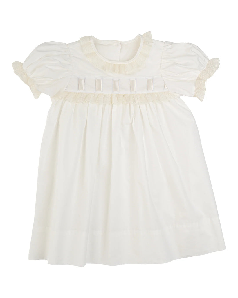 Lullaby Set Paris Dress Blessings White Batiste - Fun & Fancy Children's Boutique