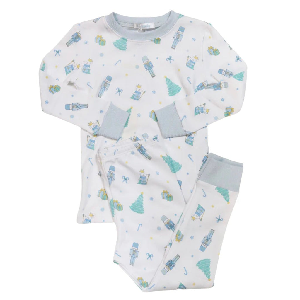 Lyda Baby Nutcracker Pajamas Blue - Fun & Fancy Children's Boutique