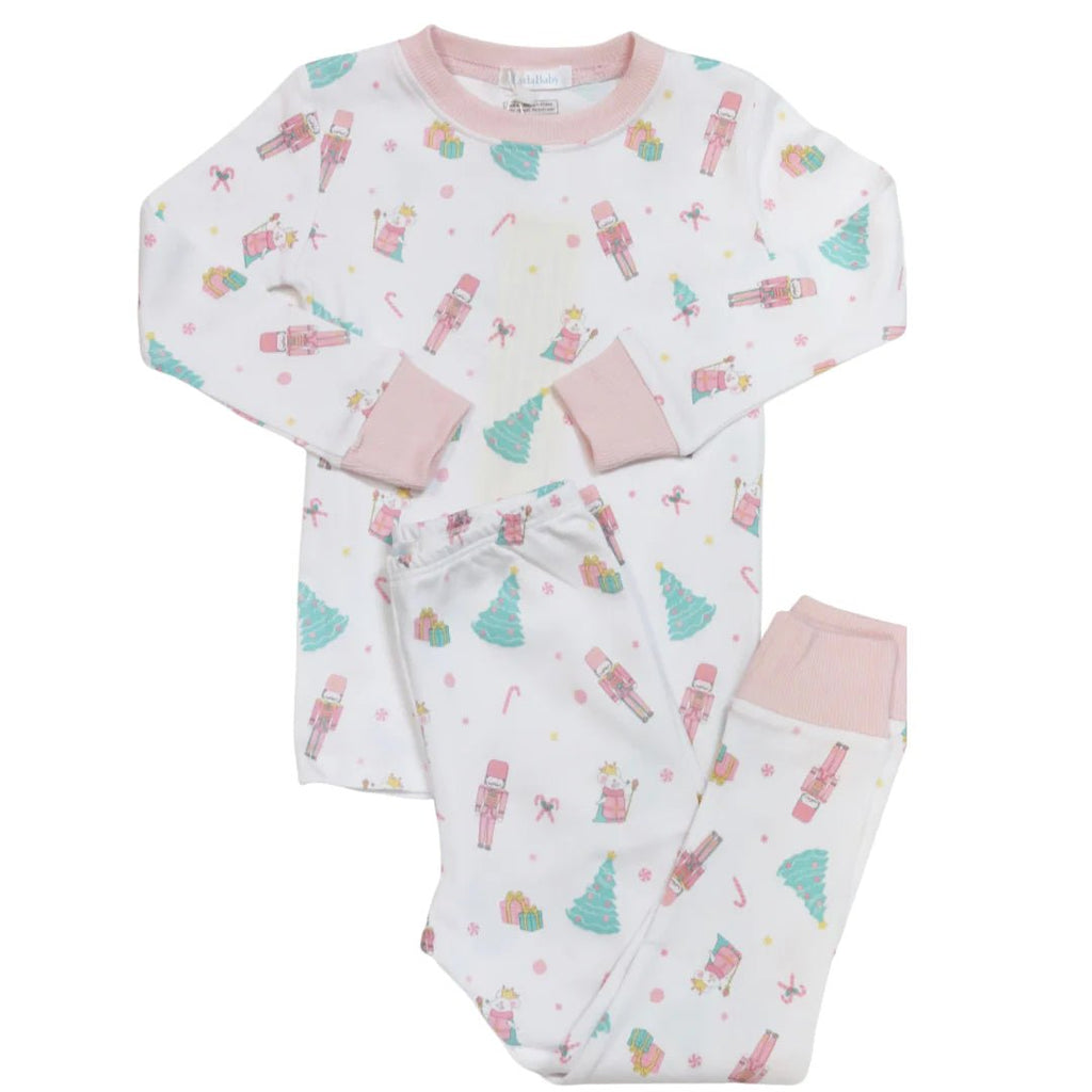 Lyda Baby Nutcracker Pajamas Pink - Fun & Fancy Children's Boutique